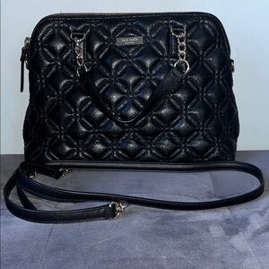 Kate Spade Black Quilted Crossbody Bag